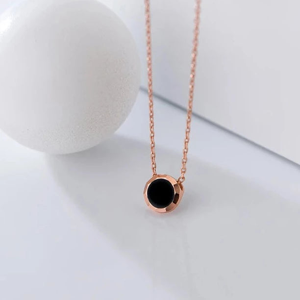 Raven's Eye Silver Necklace