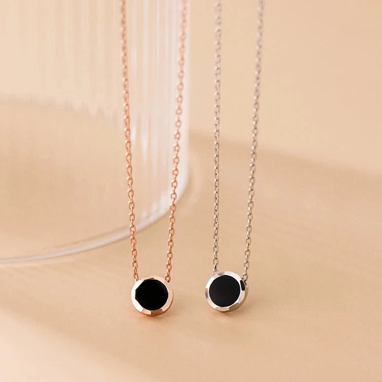 Raven's Eye Silver Necklace