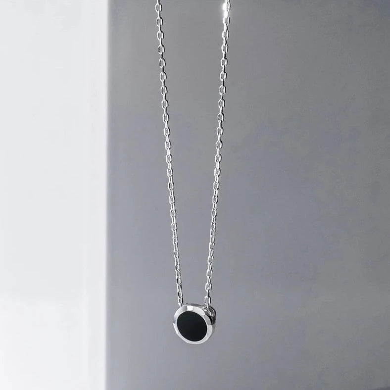 Raven's Eye Silver Necklace