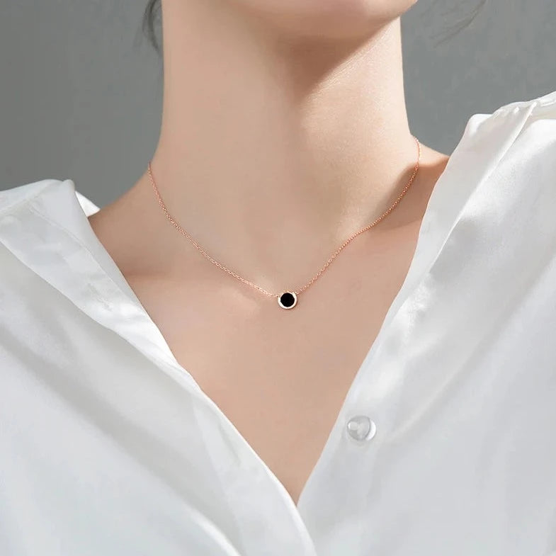 Raven's Eye Silver Necklace