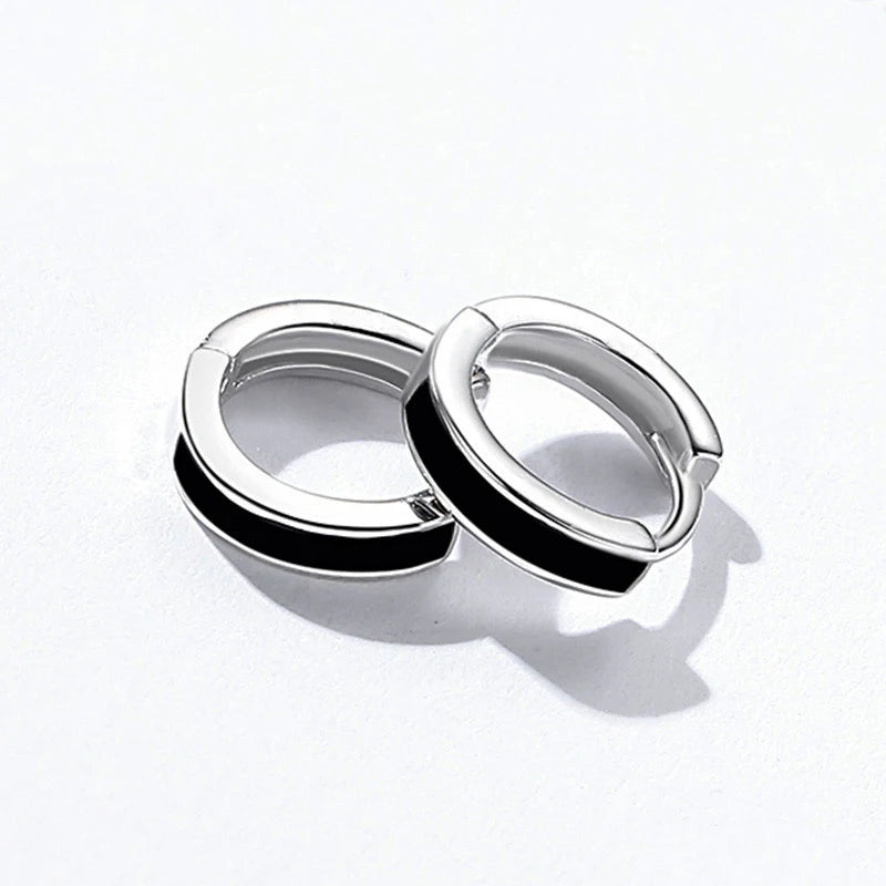 Raven's Eye Silver Earrings