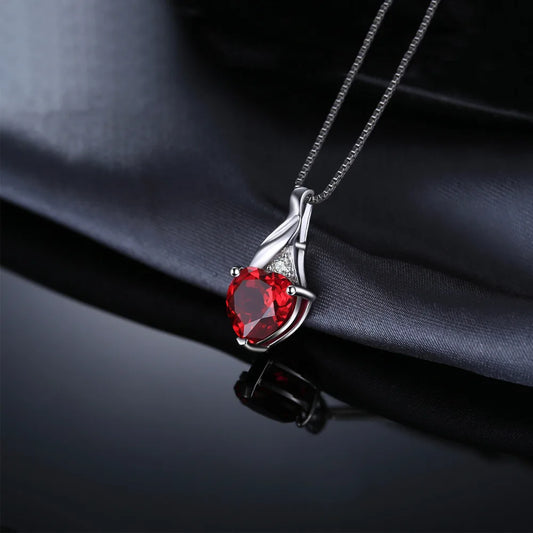 Radiant Heart Silver Pendant