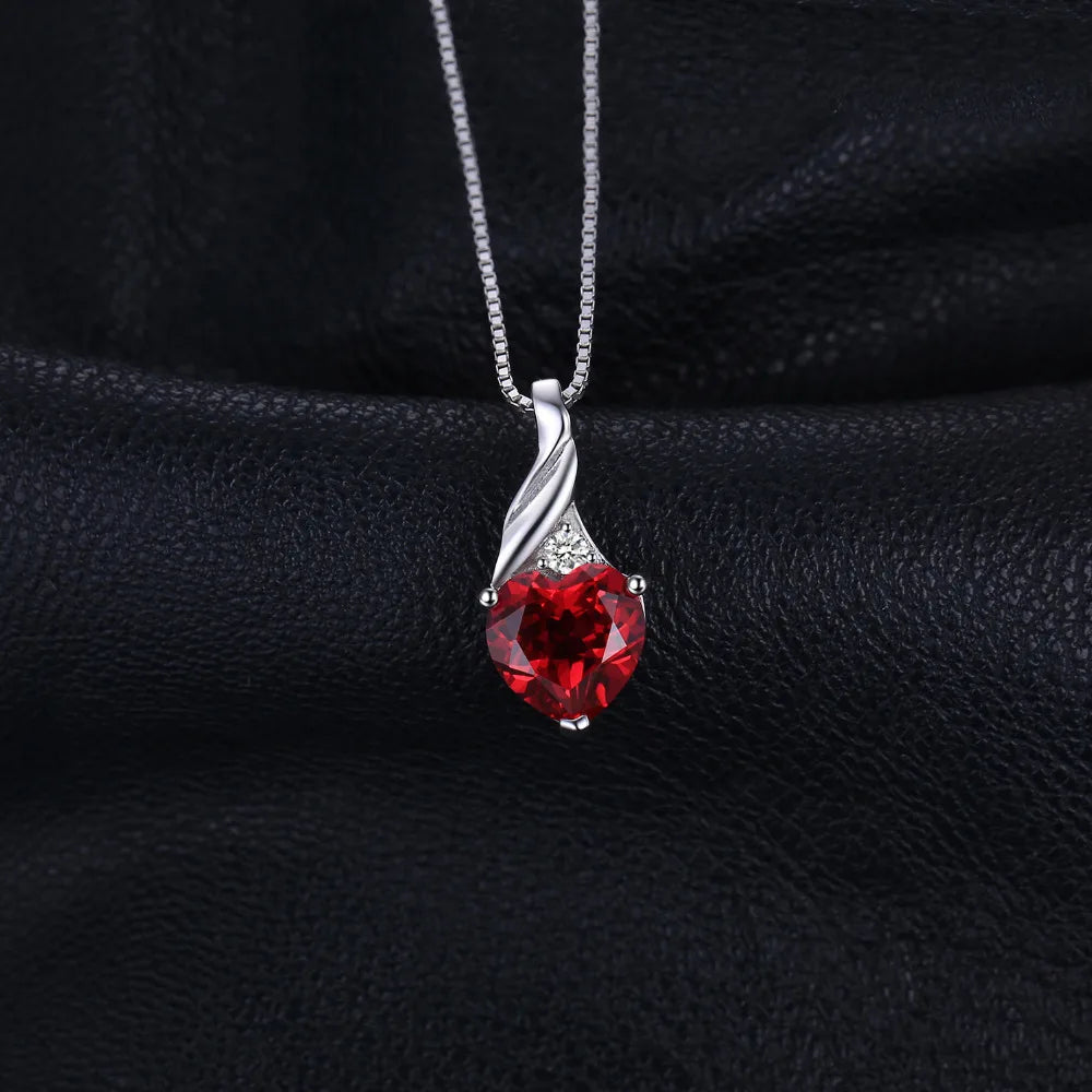 Radiant Heart Silver Pendant