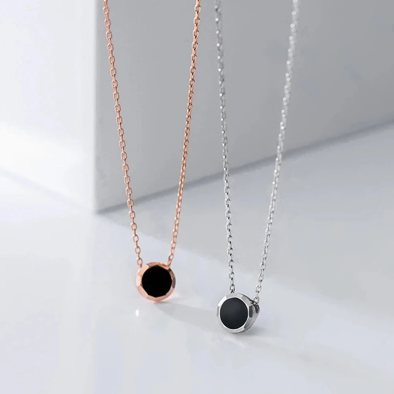 Raven's Eye Silver Necklace