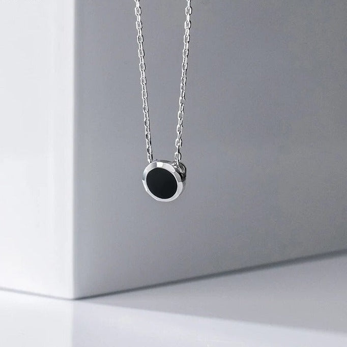 Raven's Eye Silver Necklace