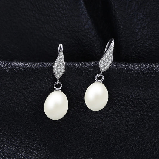 Pearl Adorn Silver Earrings