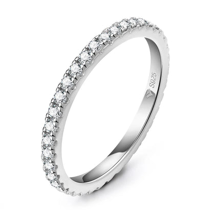 Moissanite Eternity Band