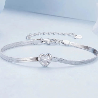 Radiant Love Silver Bracelet