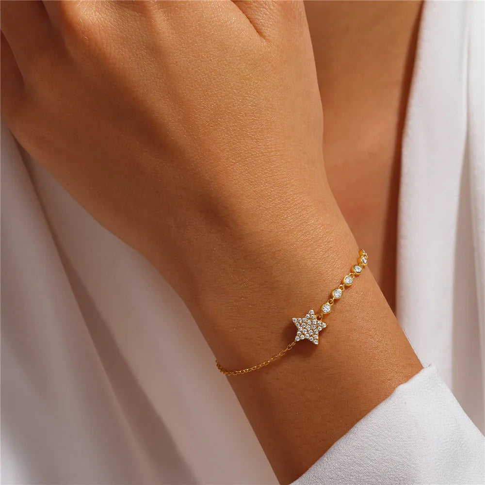 Shooting Star Silver Bracelet