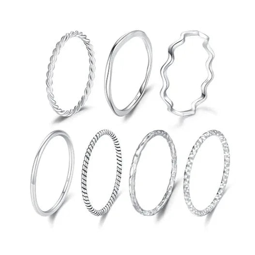 Stackable Silver Rings