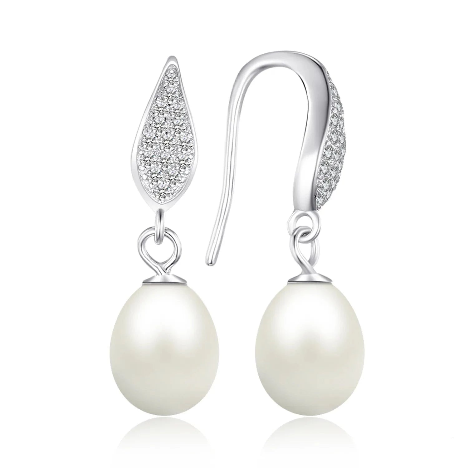 ☆ENGBROX☆ silver925afternoon pearl drop earring EBEA23006 Pearl Earrings In Brandon, MS | Pearl Jewelry – Juniker