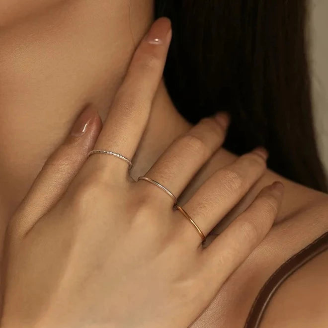 Stackable Silver Rings