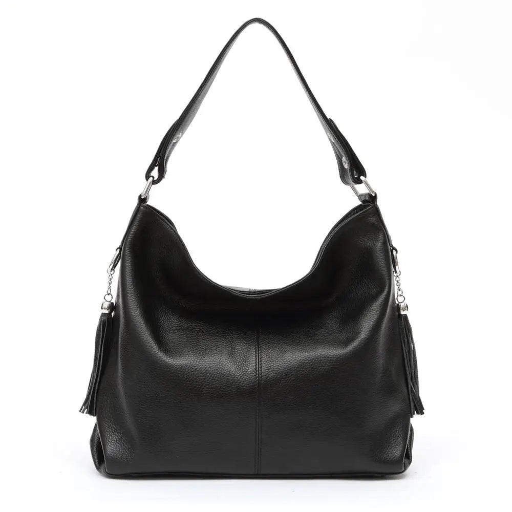 Black crossbody tote bag 