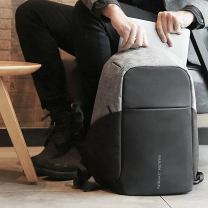 Spacious business backpack offering multiple compartments for organized storage and easy access to essentials.